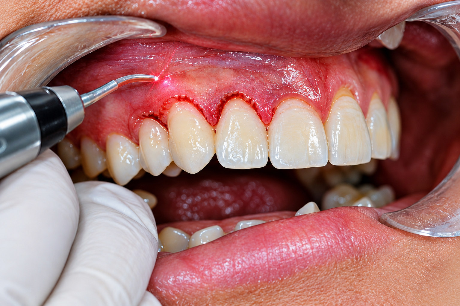 Laser dental treatment at Dr. Ramesh Dental Care Salem